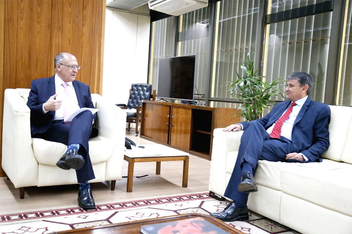Wellington Dias e Geraldo Alckmin buscam qualificação e emprego para inscritos o CadÚnico